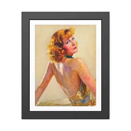 Greta Garbo Framed Paper Posters