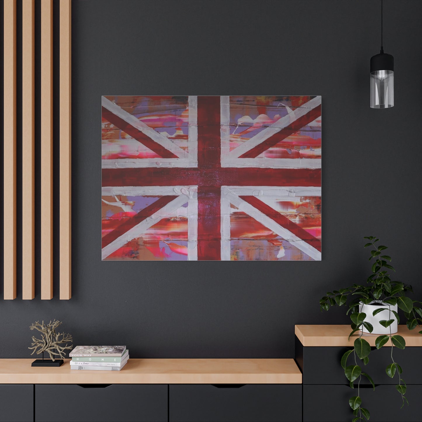 Union Jack is back! by Norman Barrett Matte Canvas Wall Art