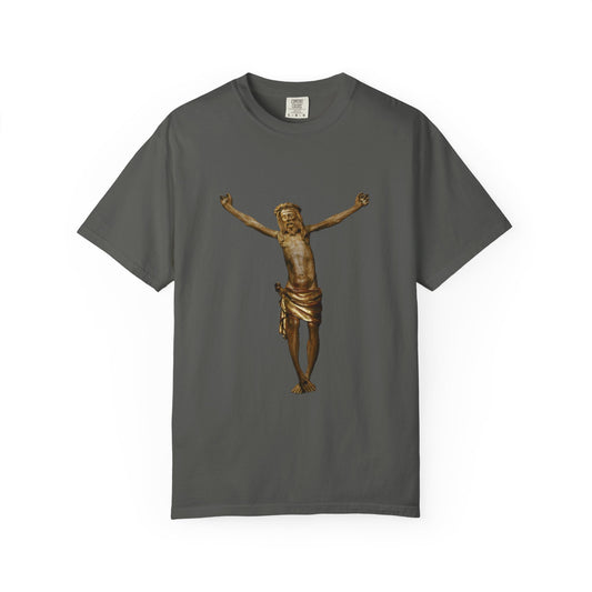Unisex Christ on the cross Garment-Dyed T-shirt
