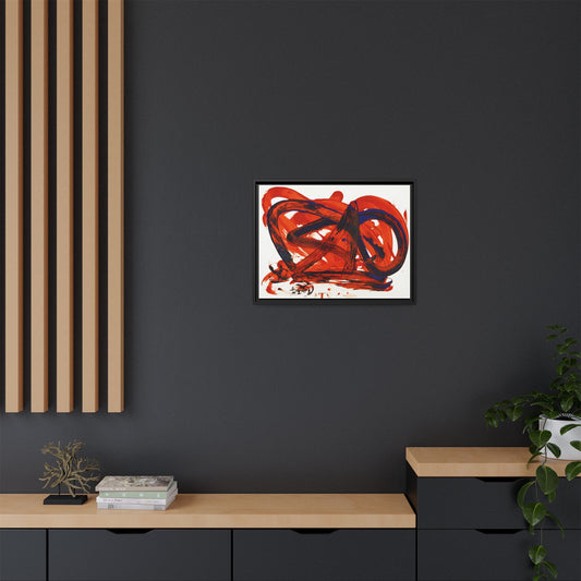 Barito 0138 by Heinz Hachel Matte Canvas Framed Wall Art