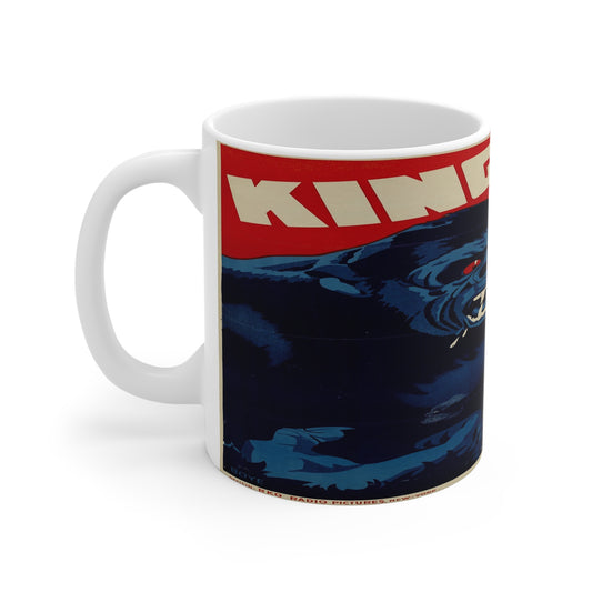 King Kong Vintage Movie Poster Coffee Mug — Retro Monster Film Art 11oz