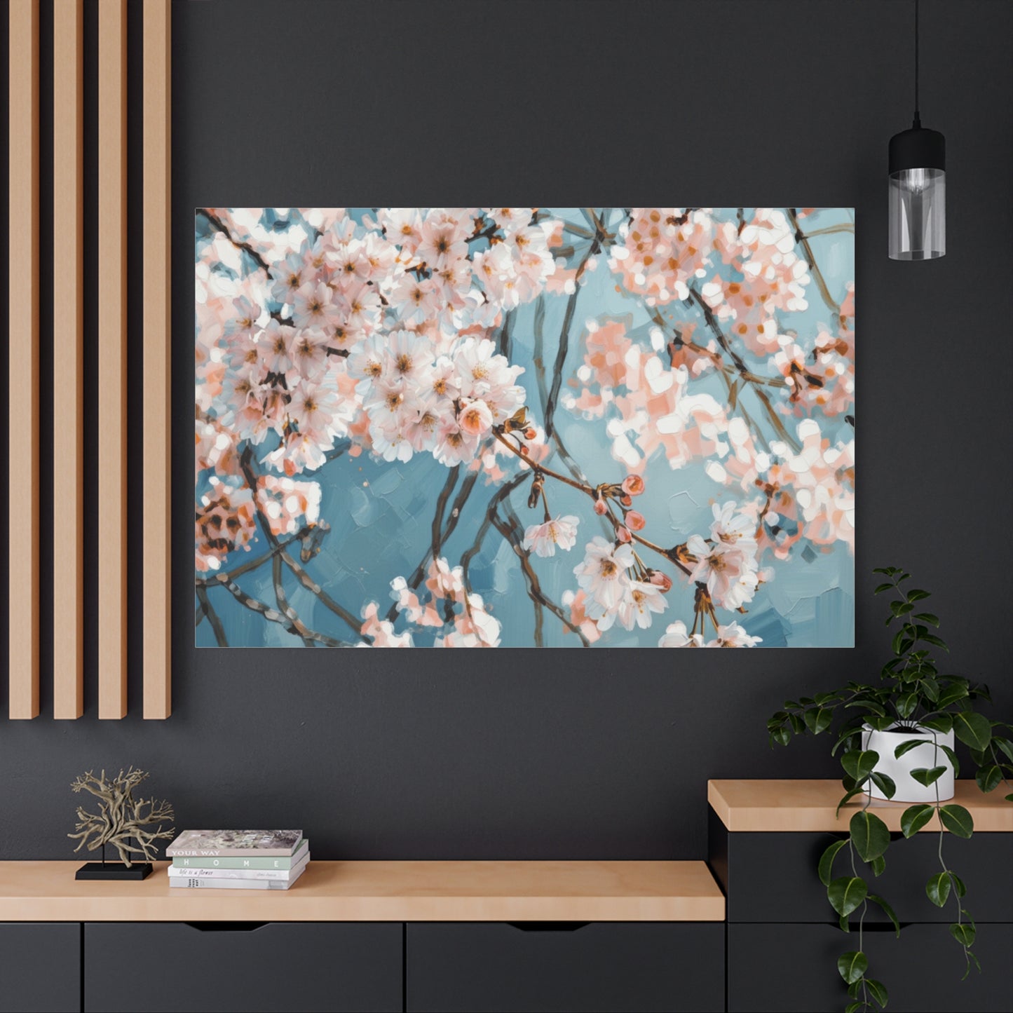 Cherry Blossom Matte Canvas Wall Art – Stretched 1.25"