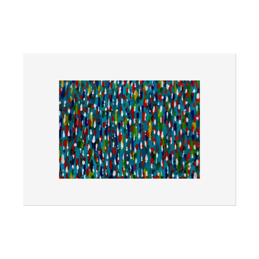 Colours Of The Soul Reflecting On Water by Ariel Chavarro Avila Wall Art Print