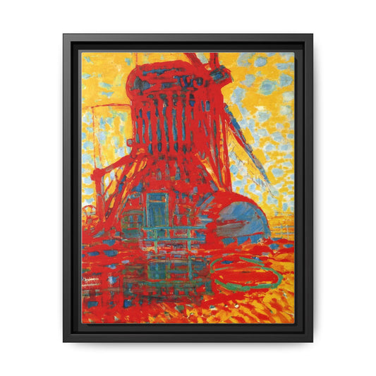 Mill by Sunlight by Piet Mondrian Matte Framed Canvas Wall Art Print