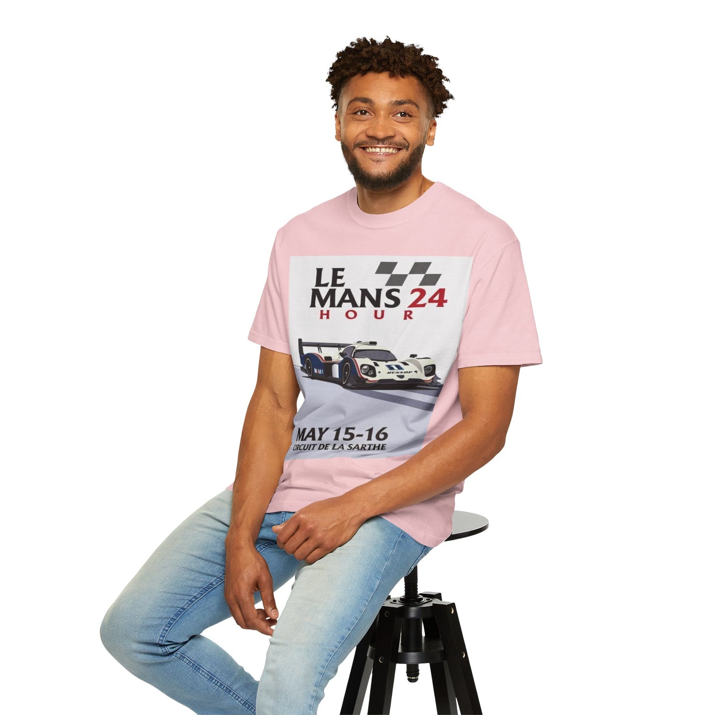 Le Mans 24 Hour Racing Poster T-Shirt — May 15-16 Circuit de la Sarthe