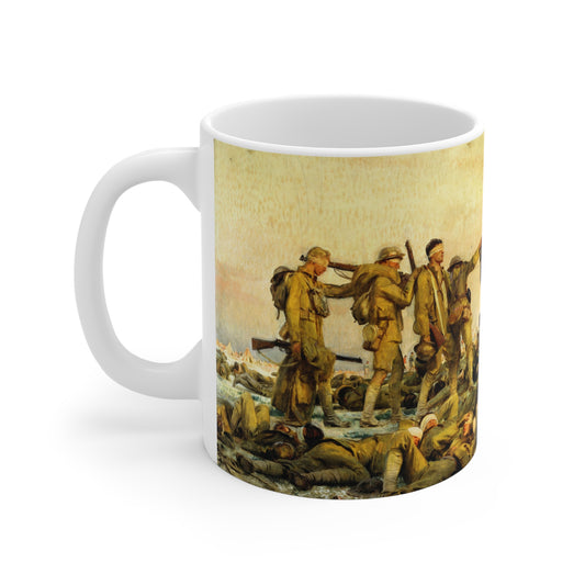 War Memorial Coffee Mug — Vintage Soldiers World War I Tribute