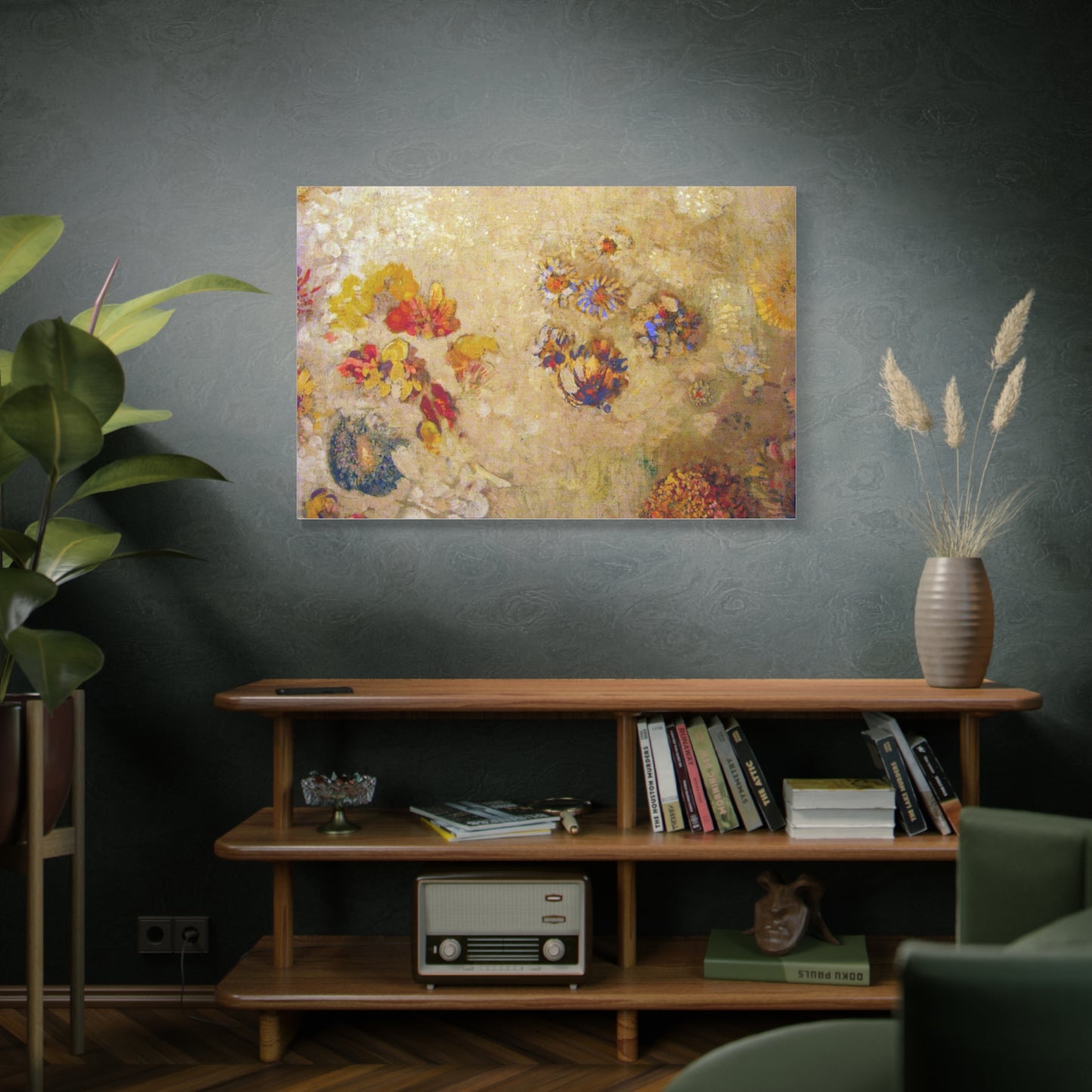 Andrevanb Panneau Décoratif by Odilon Redon Matte Canvas Wall Art Print