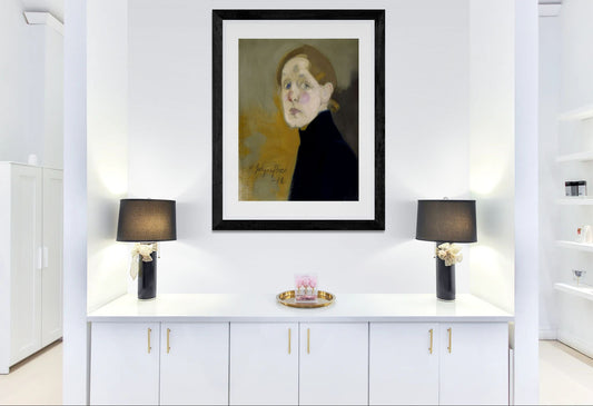 Selbstbildnis by Helena Schjerfbeck Wall Art Print
