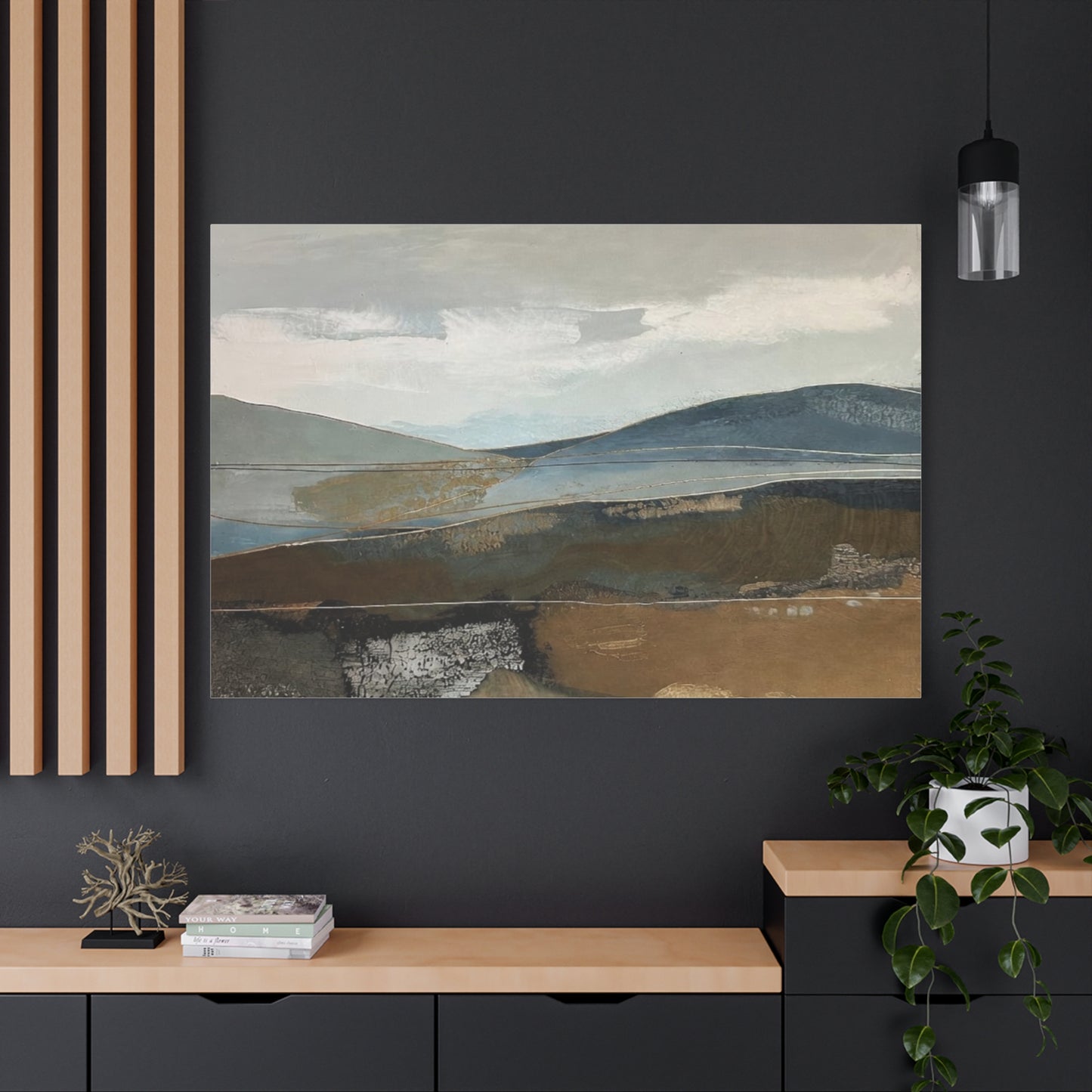 Landscape print Matte Canvas, Stretched, 1.25"