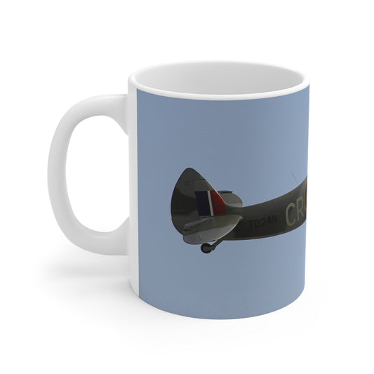 Spitfire Fighter Plane 11oz Mug — WWII RAF Aircraft Coffee Cup