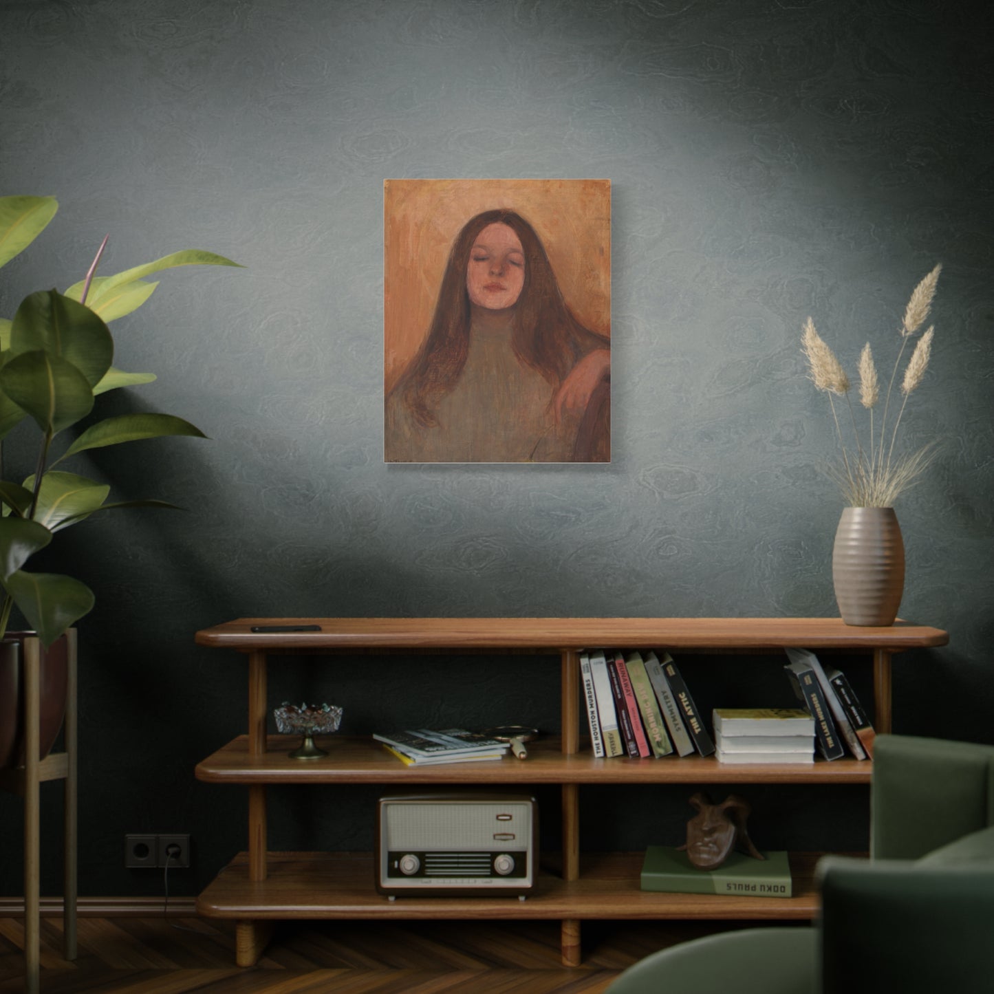 Thyra Elisabeth by Ellen Thesleff Matte Canvas Wall Art Print