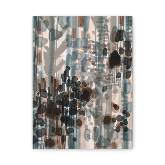 Vleken by an unknown artist Abstract Matte Canvas Wall Art