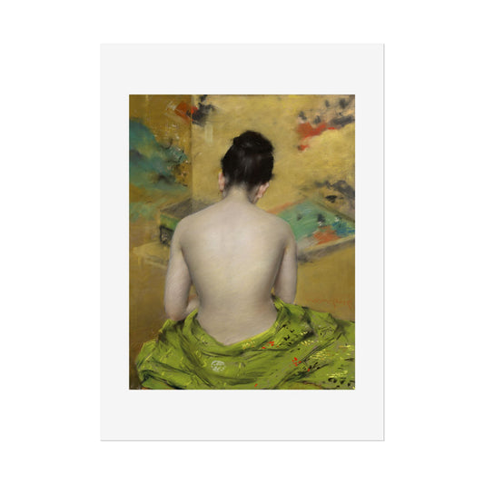 Study of Flesh Color and Gold by William Merritt Chase Wall Art Print