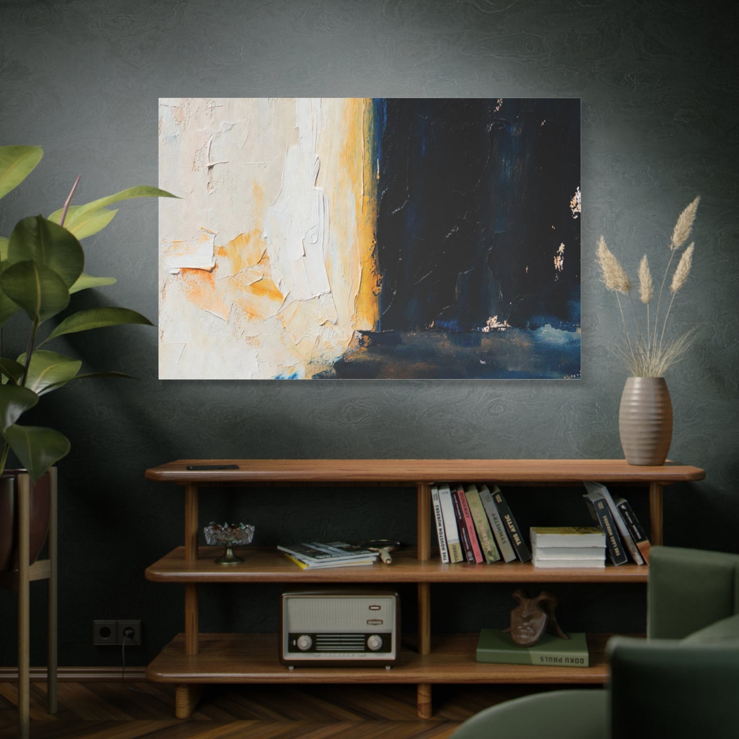 Abstract Coastal Light Matte Canvas Print — Stretched 1.25"