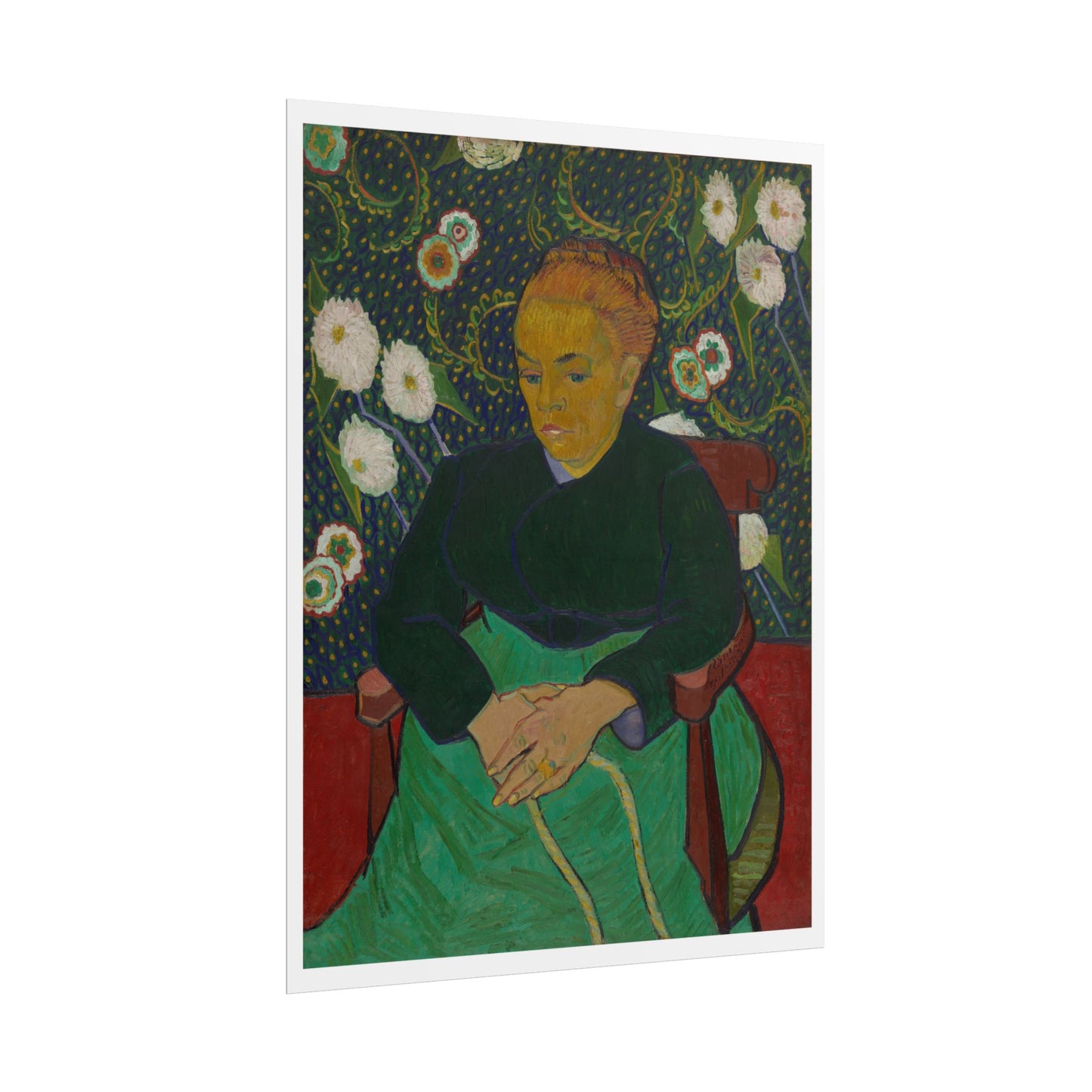 Madame Roulin Rocking the Cradle (La berceuse) by Vincent Van Gogh Wall Art Print