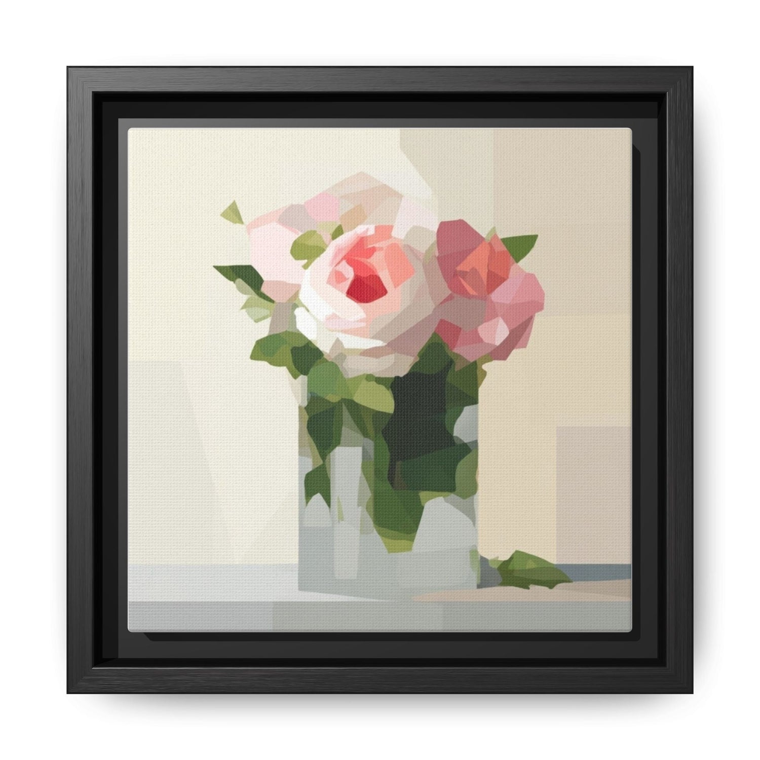 Framed-Canvas-Flowers