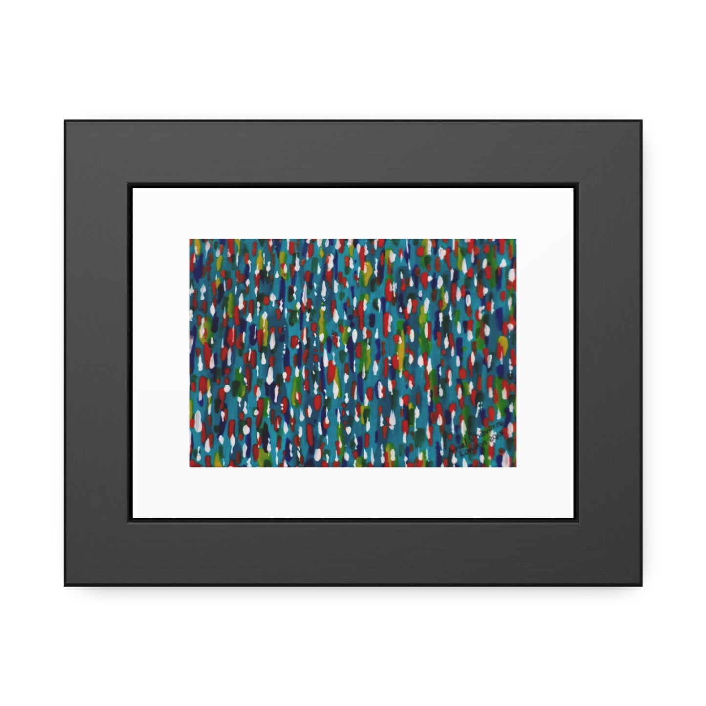 Colours Of The Soul Reflecting On Water by Ariel Chavarro Avila Framed Wall Art Print
