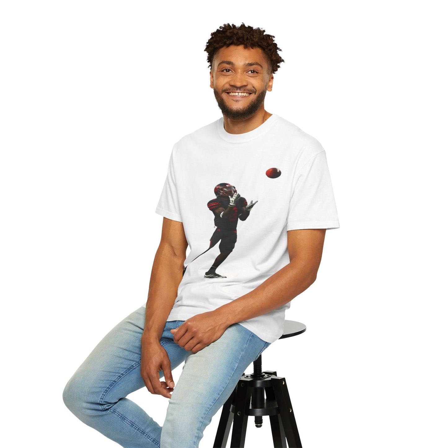 Football Player Catch T-Shirt