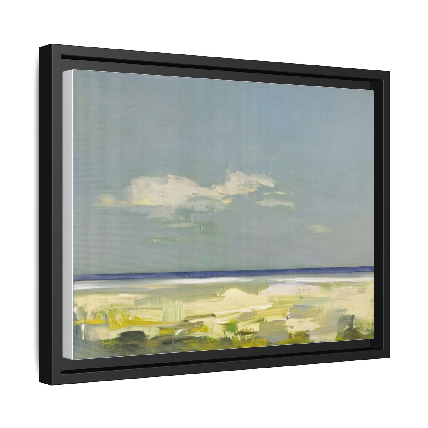 Coastal Calm Matte Canvas Framed Wall Art