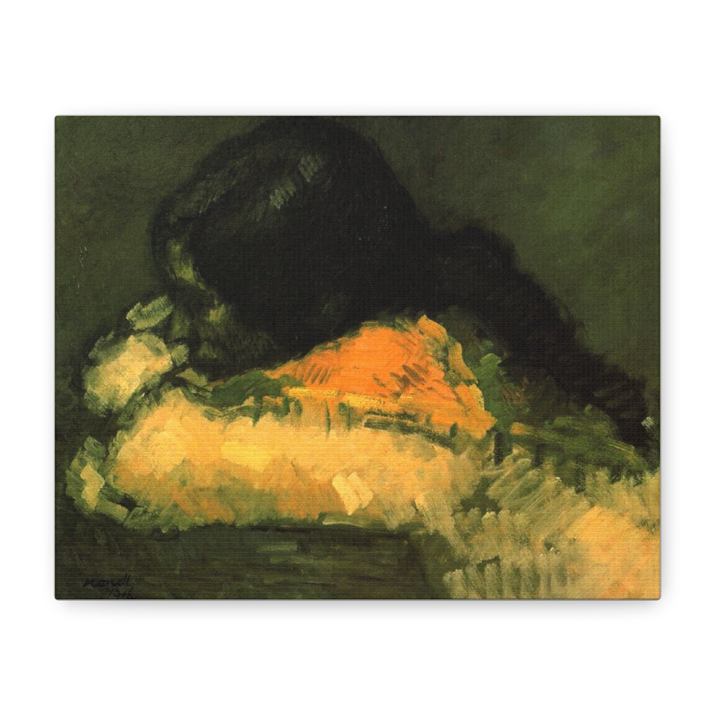 La Chata by Isidre Nonell Matte Canvas Wall Art Print