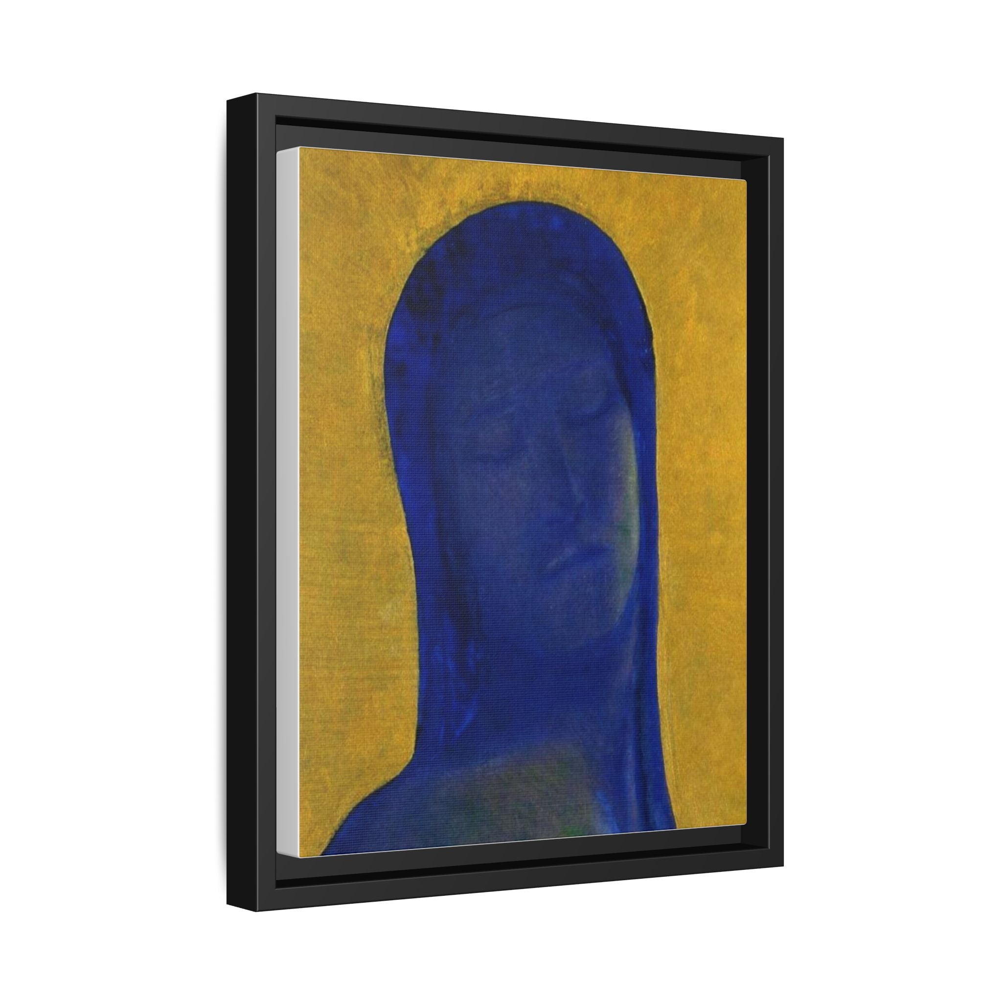 Closed Eyes by Odilon Redon Framed Matte Canvas Wall Art Print
