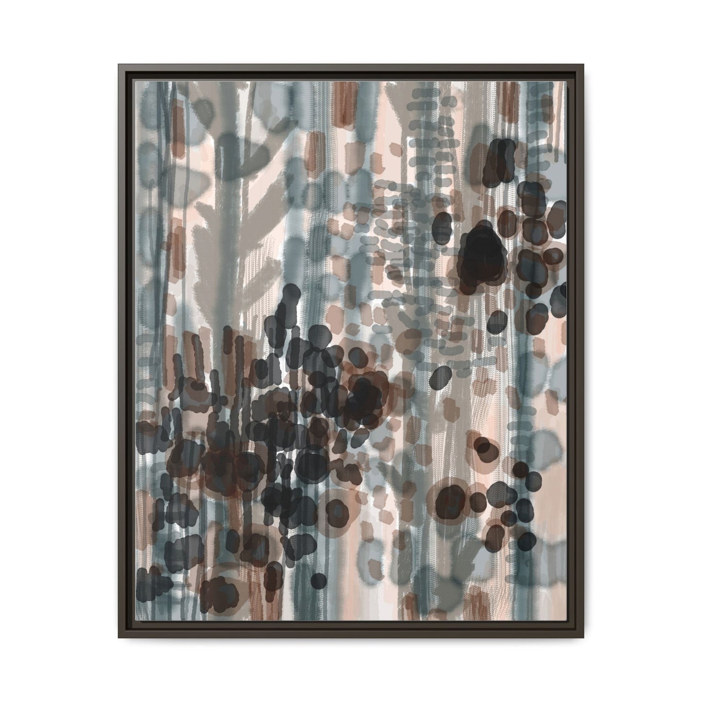 Vleken by an unknown artist Framed Canvas Art