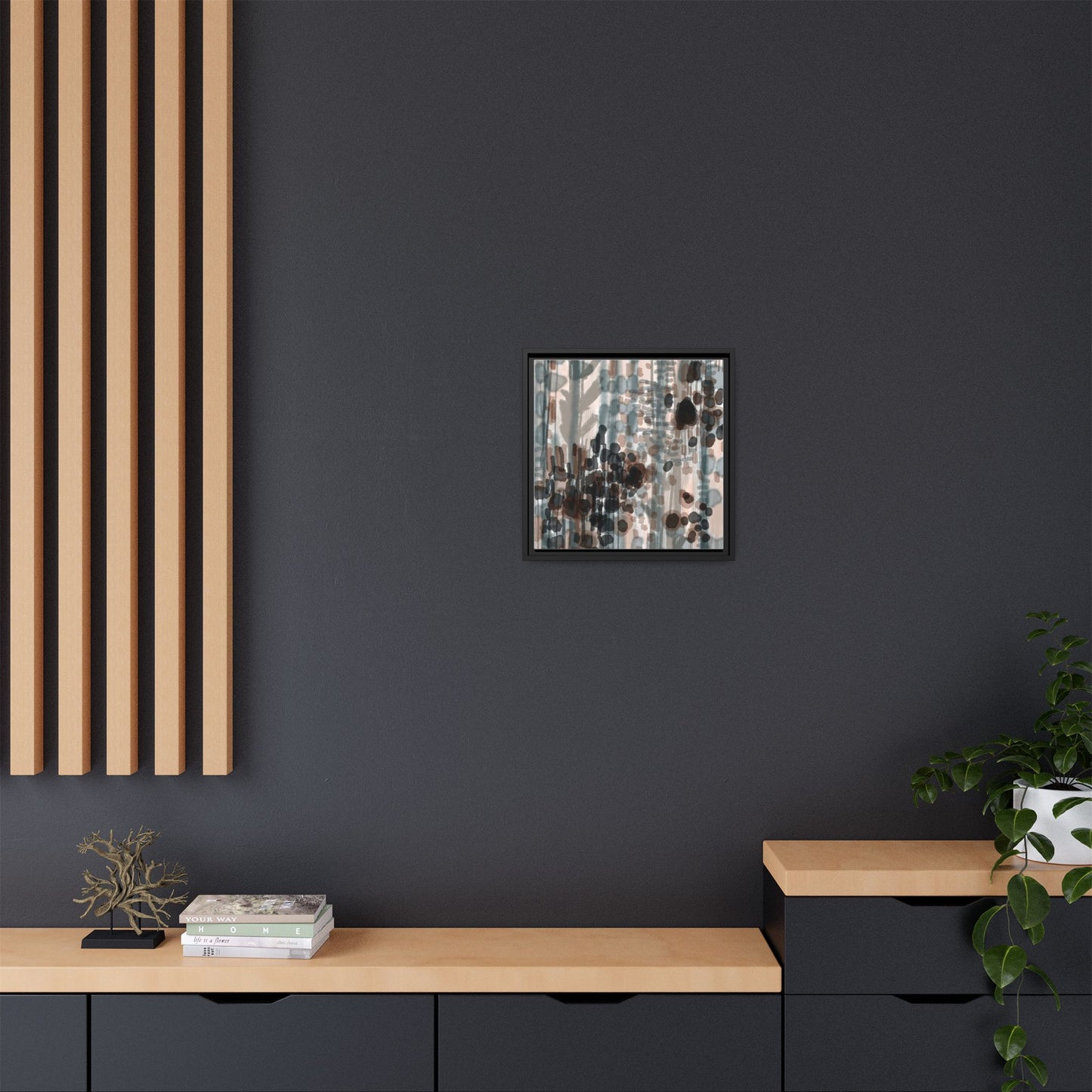 Vleken by an unknown artist Framed Canvas Art