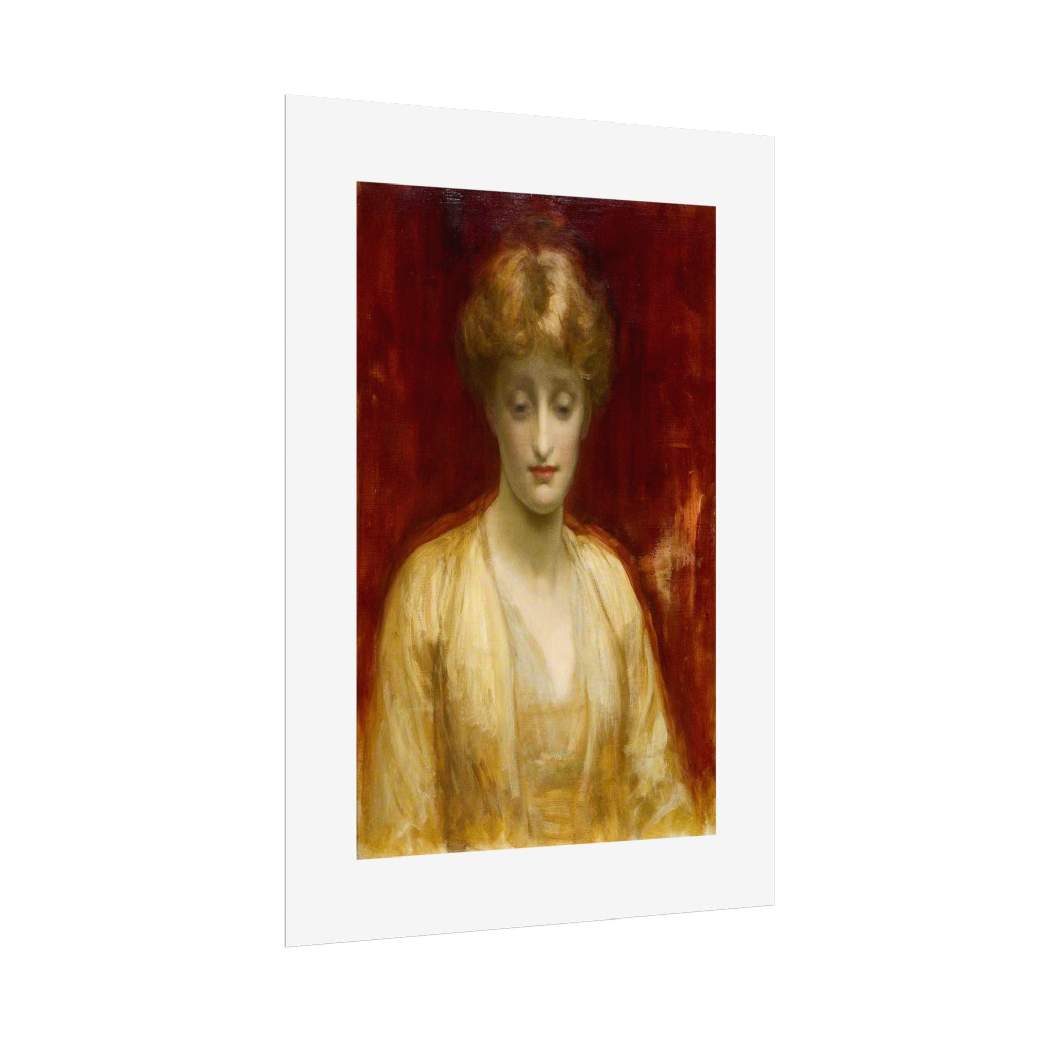 Mrs Williams by Lord Frederic Leighton Wall Art Print