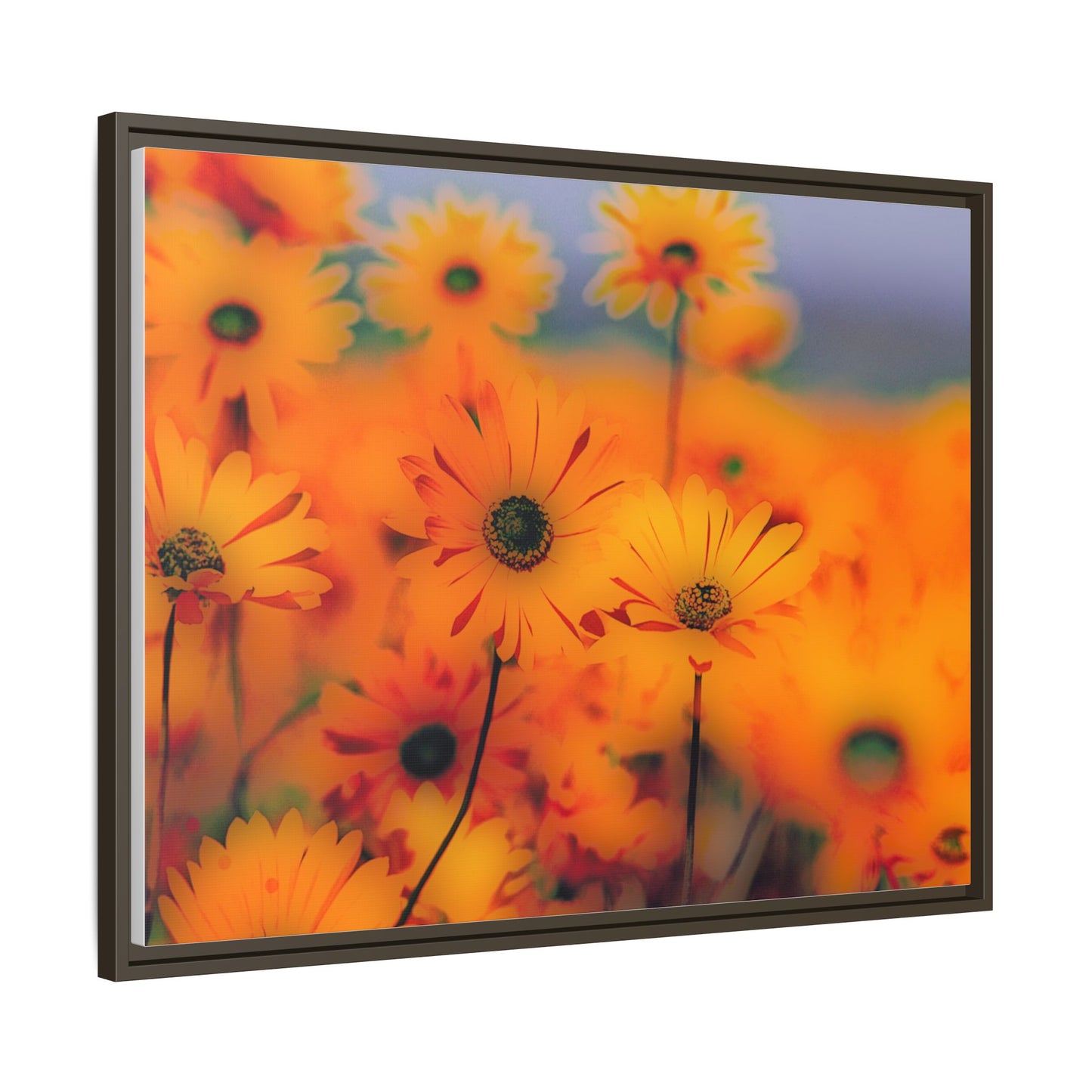 Bee Garden by Norman Barrett Framed Matte Canvas Wall Art Print