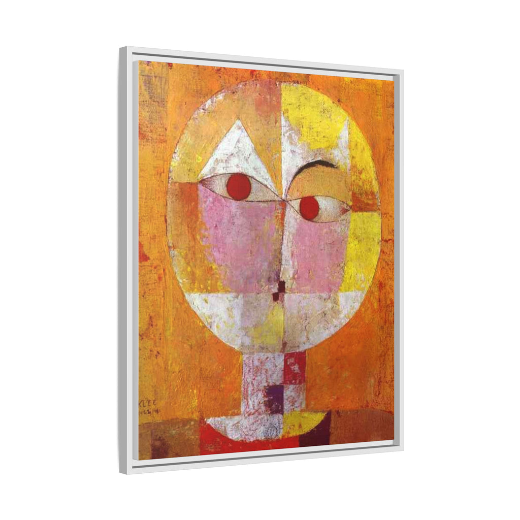 Senecio II by Paul Klee Canvas Framed Wall Art Print