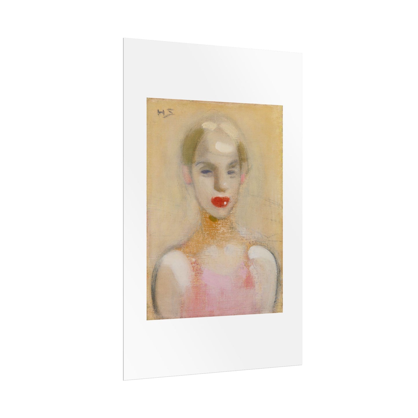 Circus Girl by Helene Schjerfbeck Wall Art Print