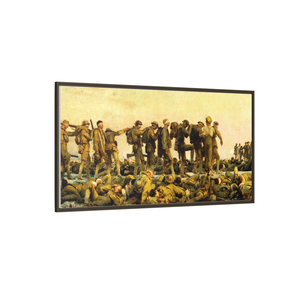 Gassed by John Singer Sargent (RA) Framed Matte Canvas Print