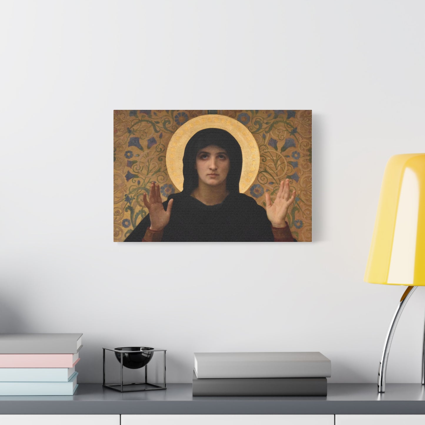 La Vierge consolatrice by William Adolphe Bouguereau Matte Stretched Wall Art