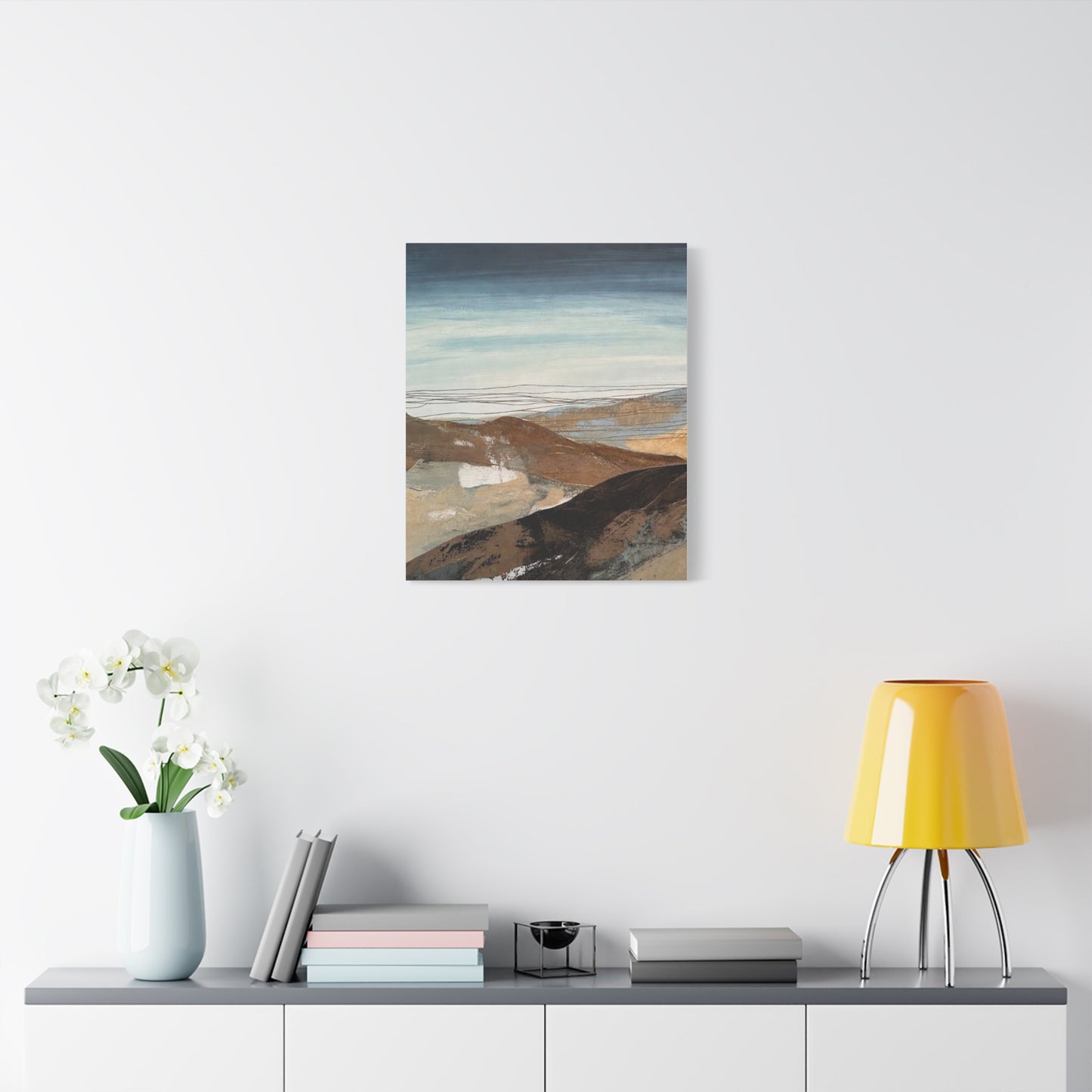 Abstract Landscape Matte Canvas Wall Art — Stretched 1.25"