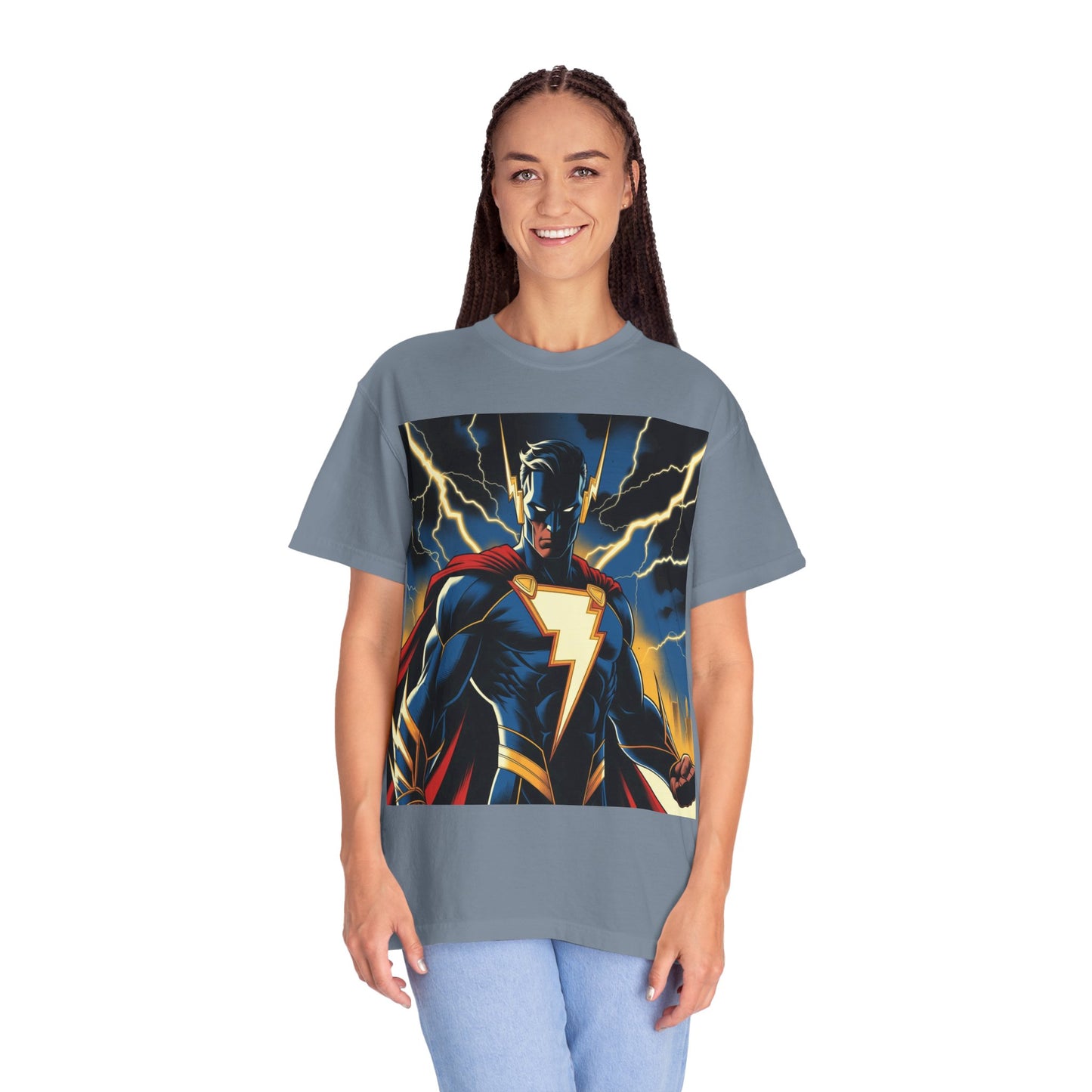 Unisex Superhero Garment-Dyed T-shirt
