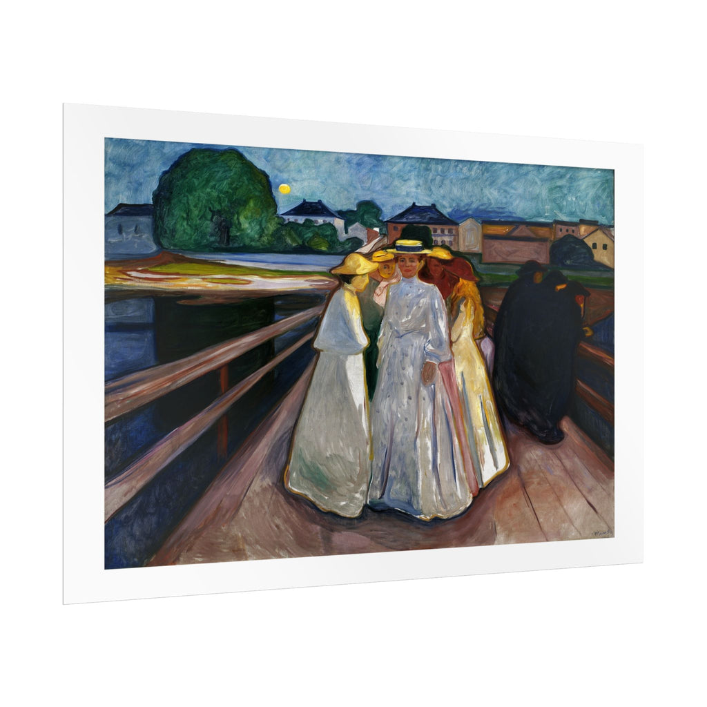 On the Bridge (Thielska) by Edvard Munch Wall Art Print