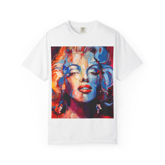 Artistic Pop Portrait T-Shirt — Colorful Marilyn-Inspired Graphic Tee