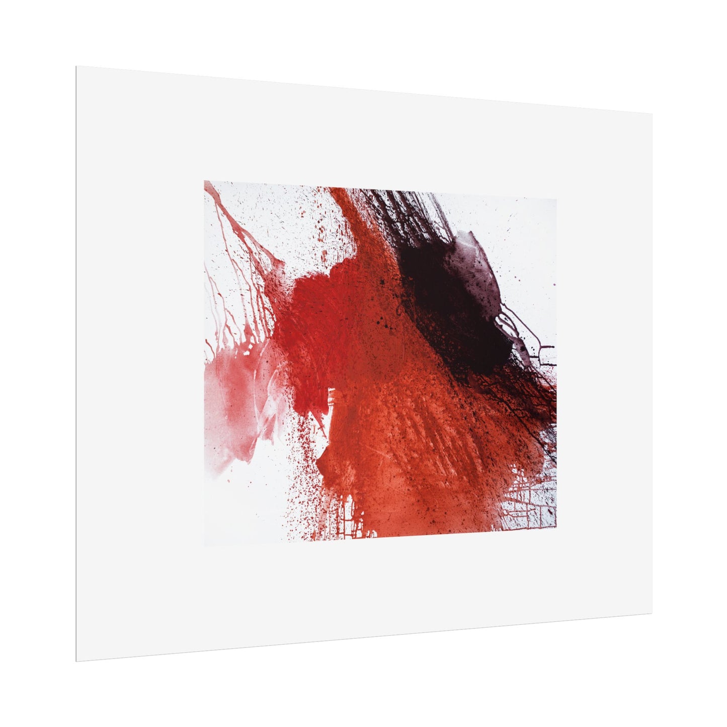 Flame by Natalija Miladinovic Wall Art Print