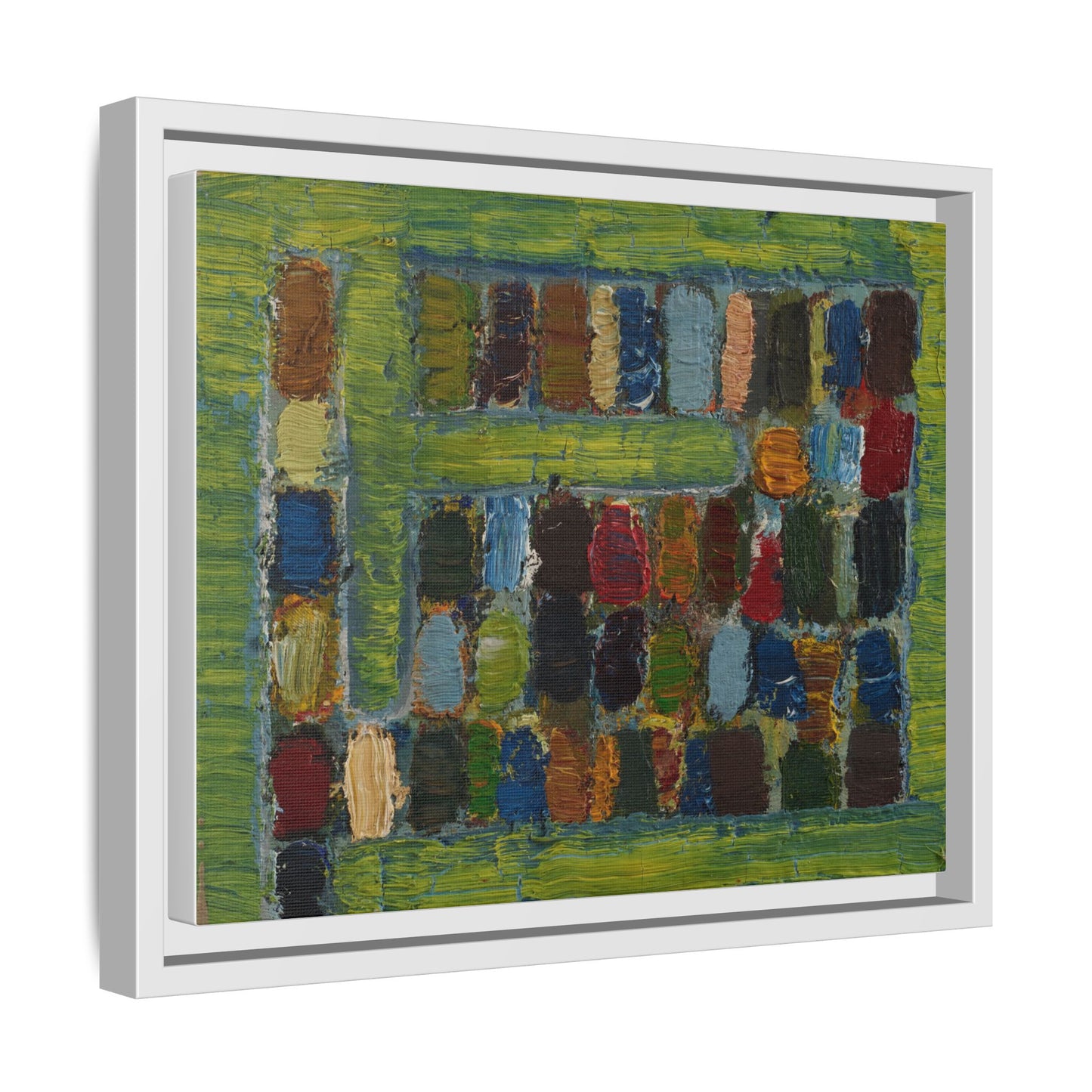 JMC-1970-3 by Jean-Michel Coulon Matte Canvas Framed Wall Art Print