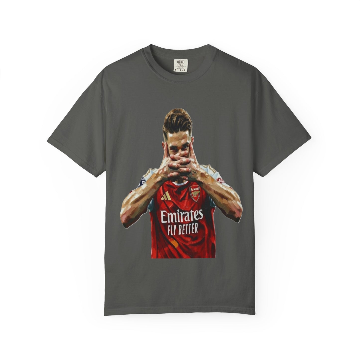 Soccer Celebration T-Shirt — Emirates 'Fly Better' Jersey Design