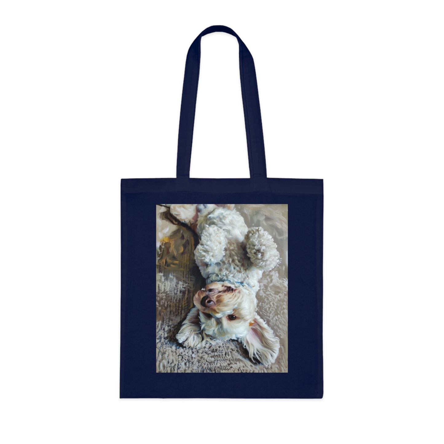 Cute Puppy Photo Cotton Tote — Adorable Dog Lover Gift Tote Bag
