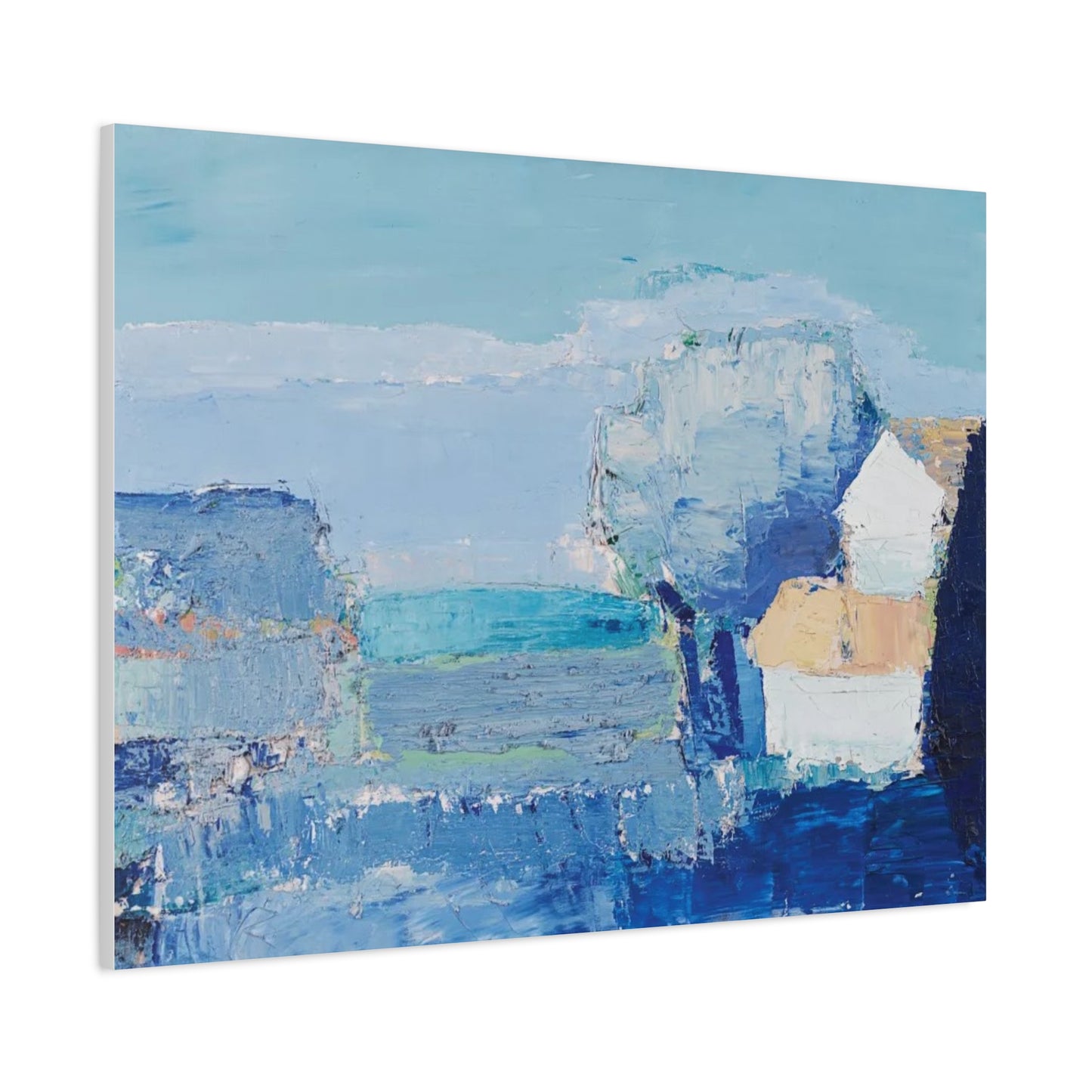 Paysage de Provence by Nicolas de Staël Matte Stretched Wall Art Print