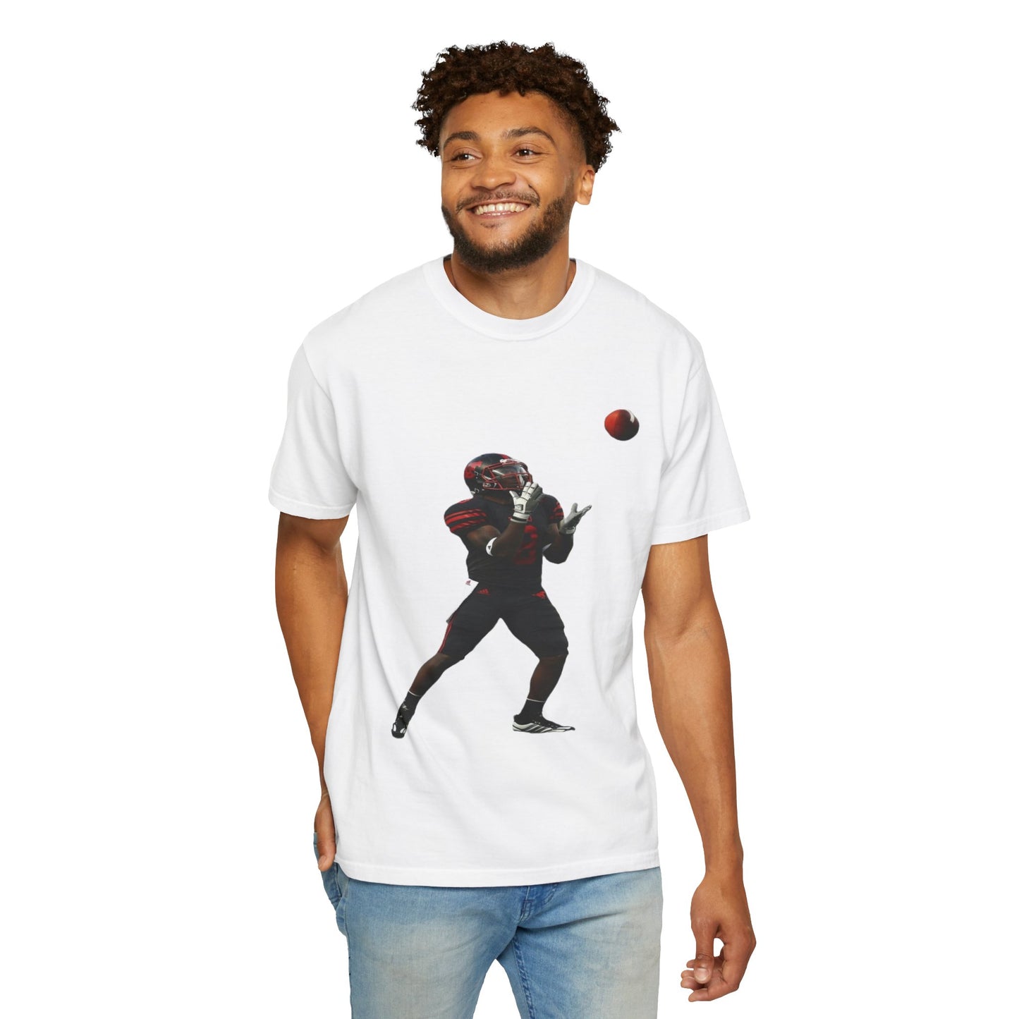 Football Player Catch T-Shirt