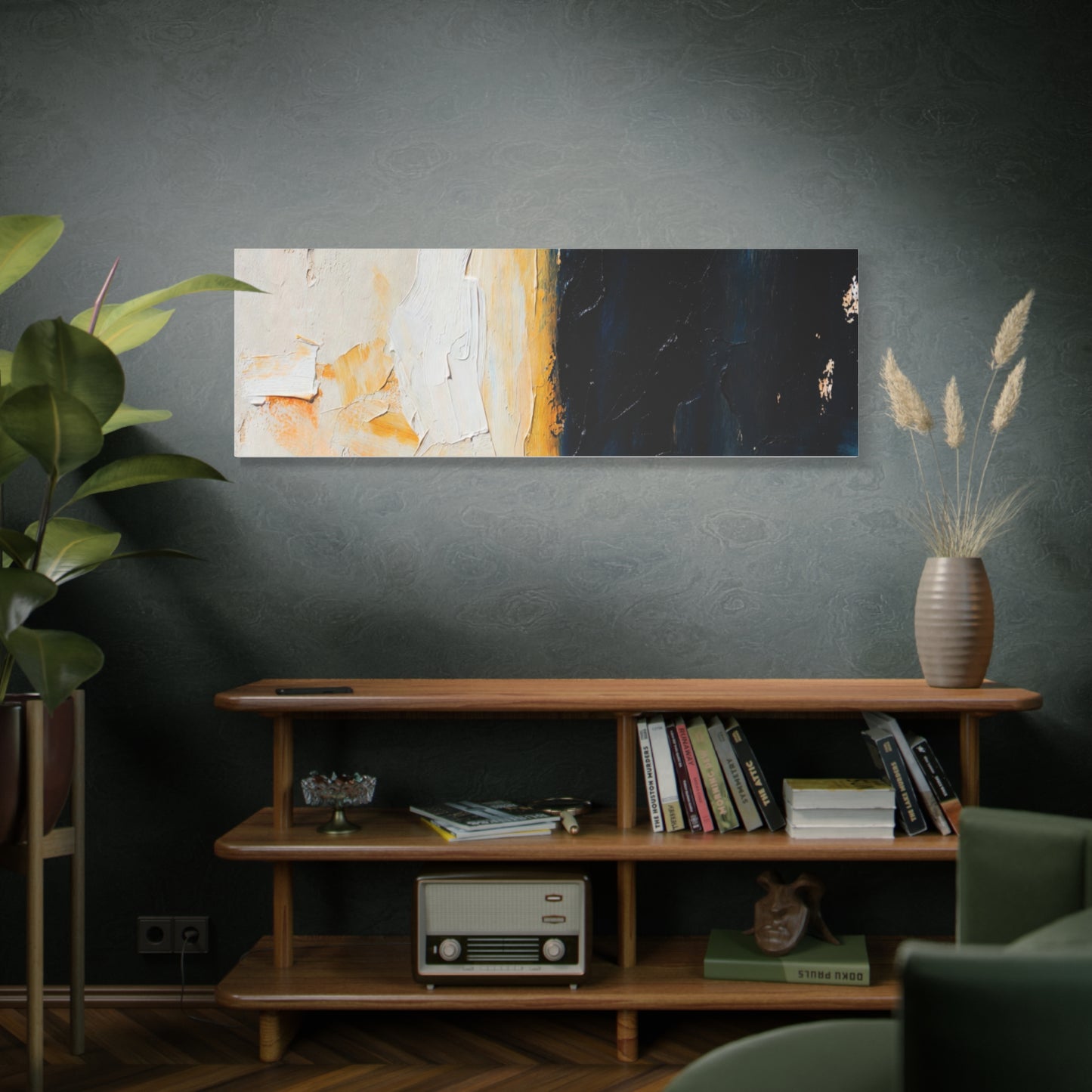 Abstract Coastal Light Matte Canvas Print — Stretched 1.25"