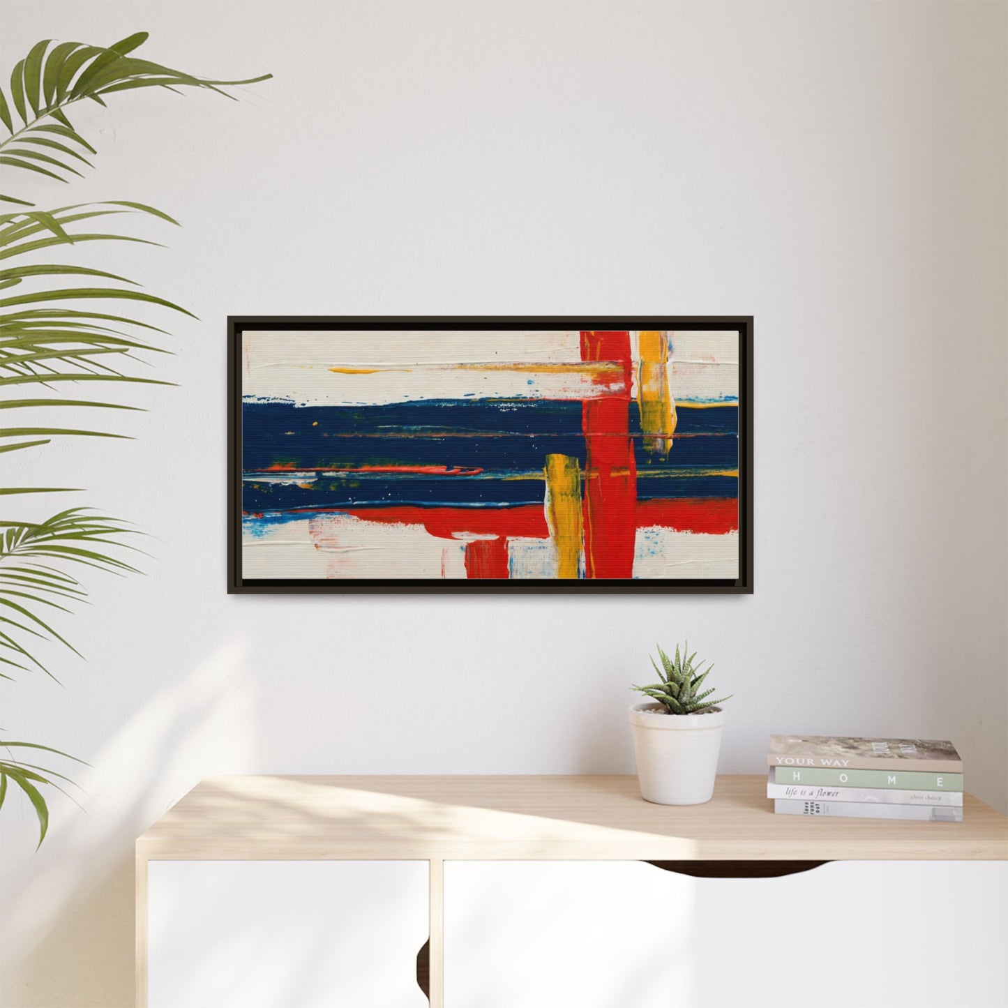 Matte Canvas, Framed (Multi-color)
