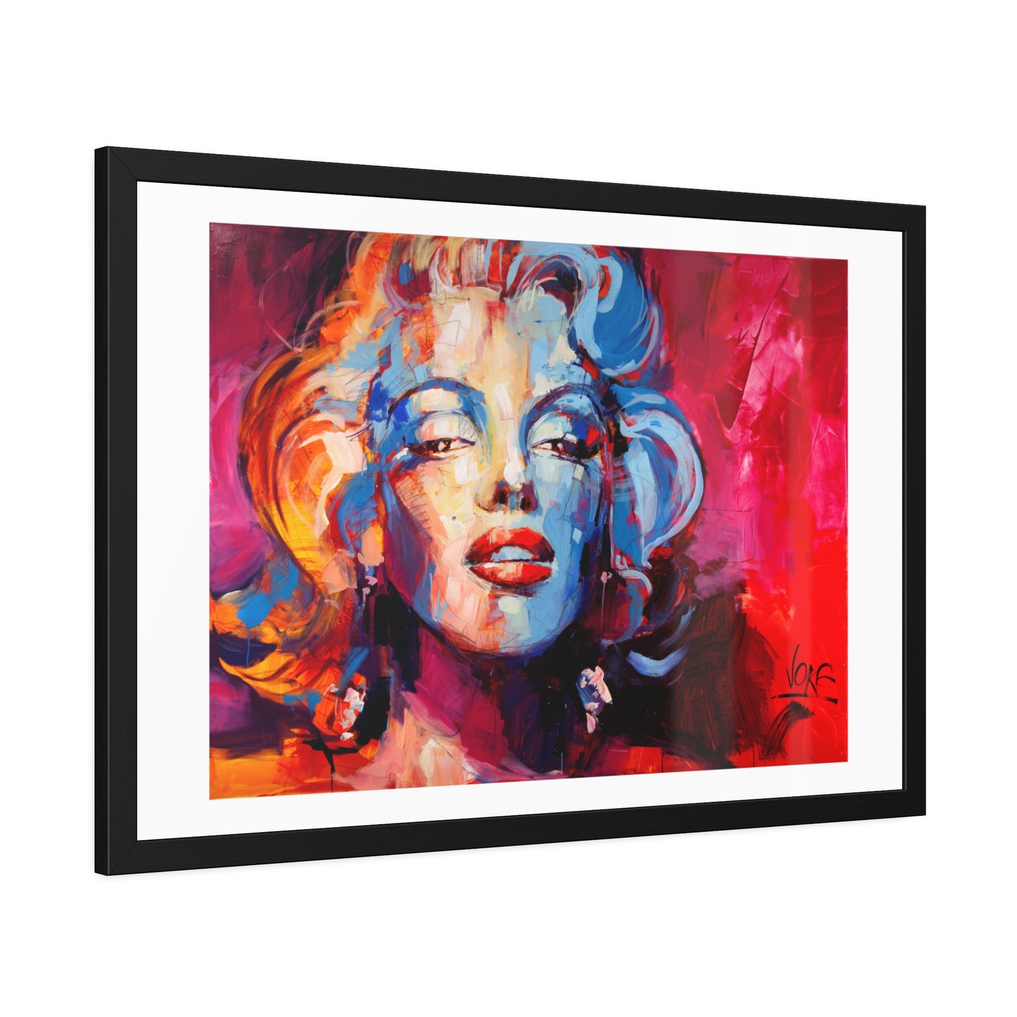 Marilyn Monroe attributed to Voke Framed Wall Art Print
