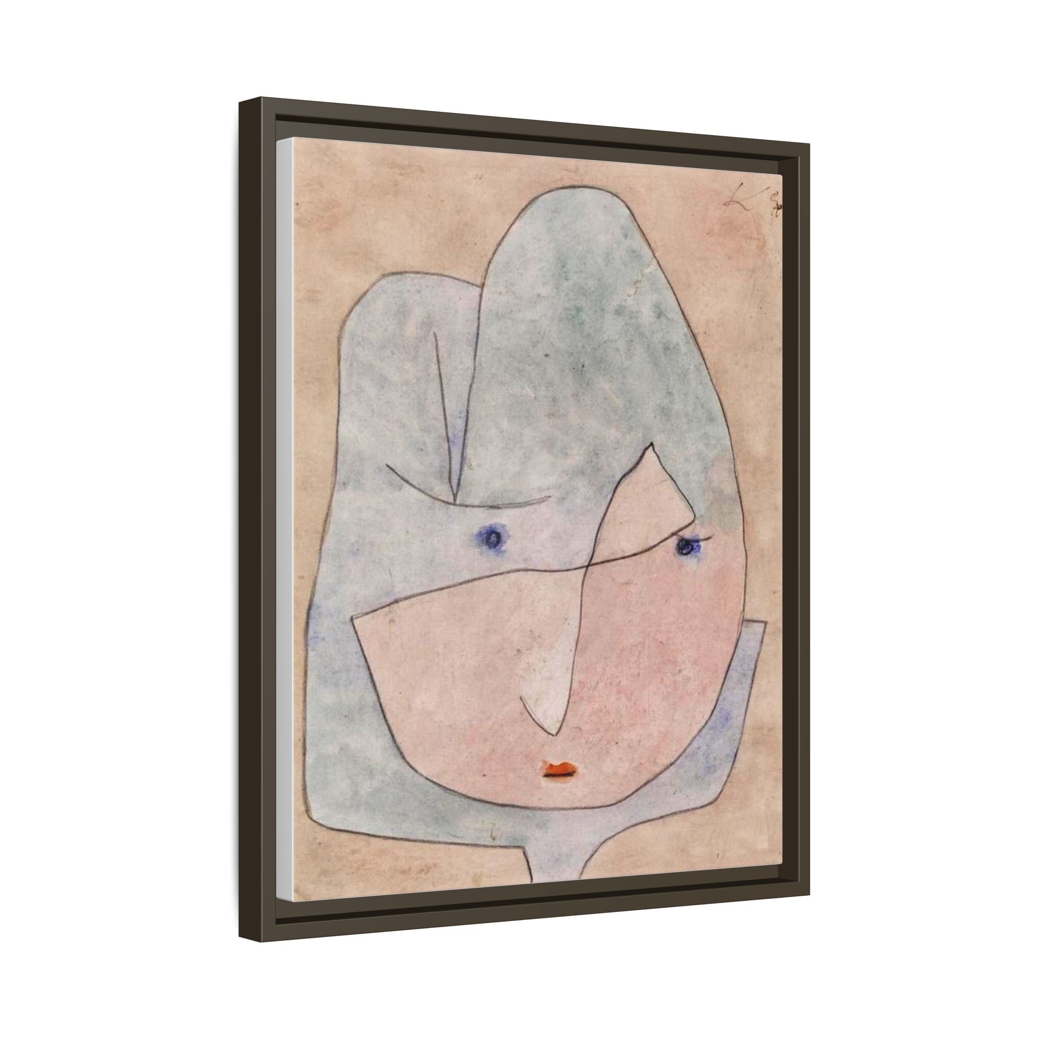 This Bloom is About to Wither by Paul Klee  Framed Matte Canvas Wall Art Print