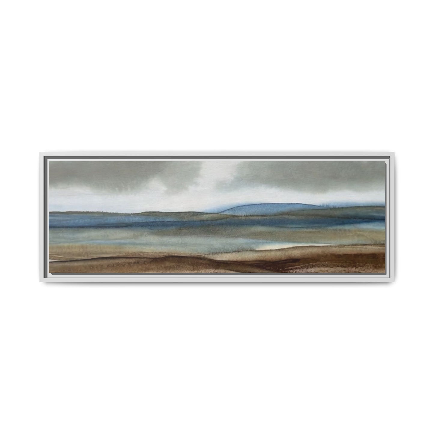 Matte Canvas Landscape, Framed (Multi-color)
