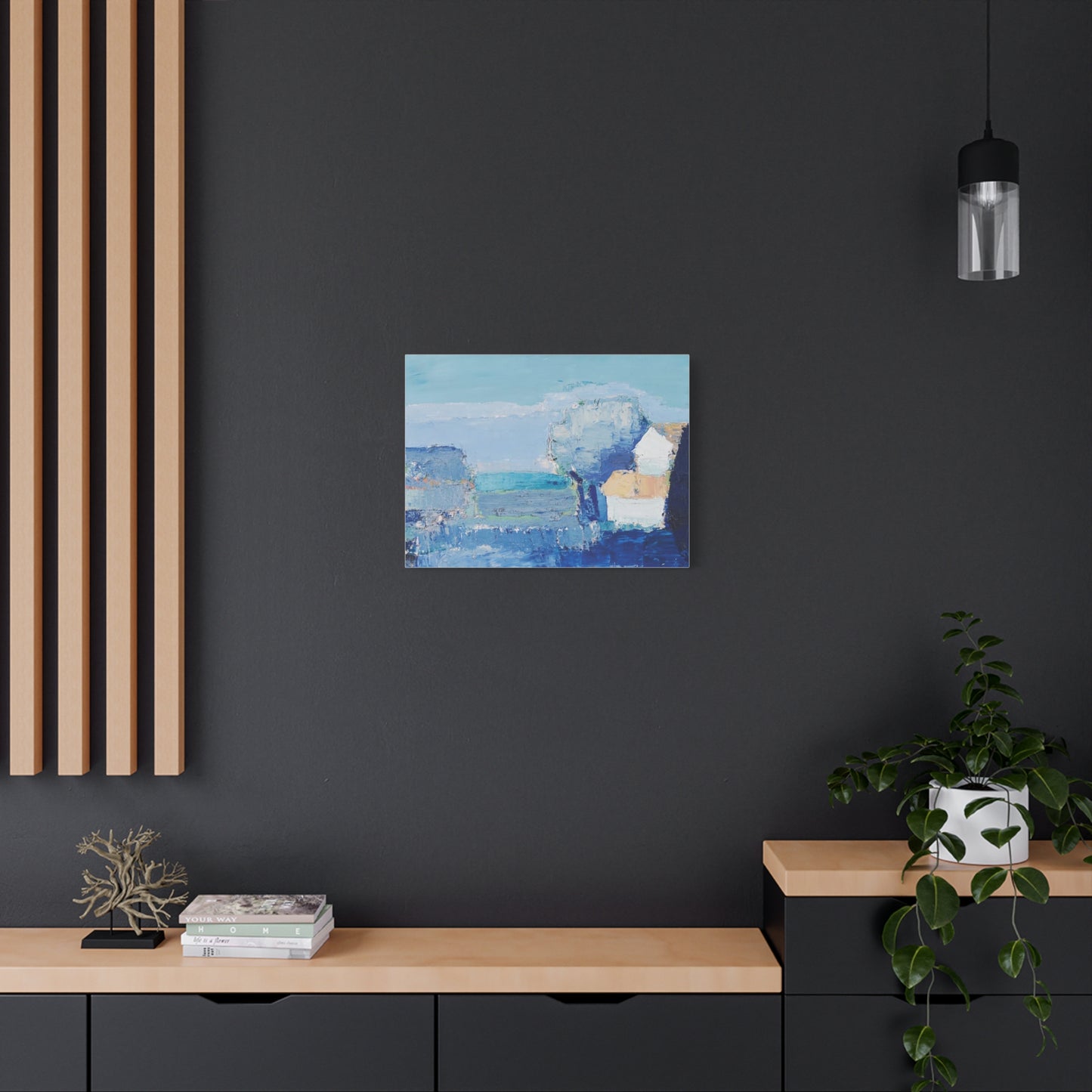 Paysage de Provence by Nicolas de Staël Matte Stretched Wall Art Print