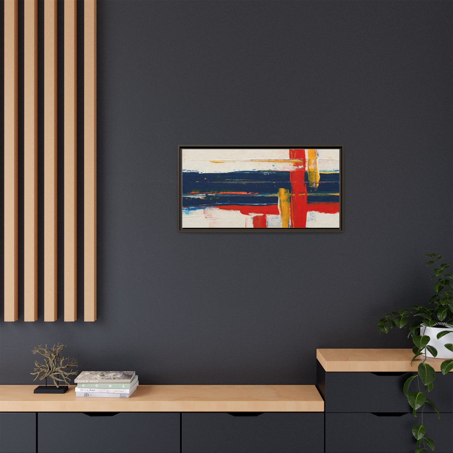 Matte Canvas, Framed (Multi-color)
